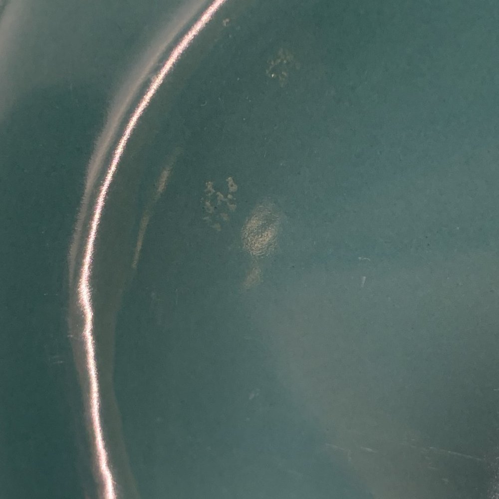 Vintage Crown Corning Japan Teal Serving Platter - Picture 12 of 15